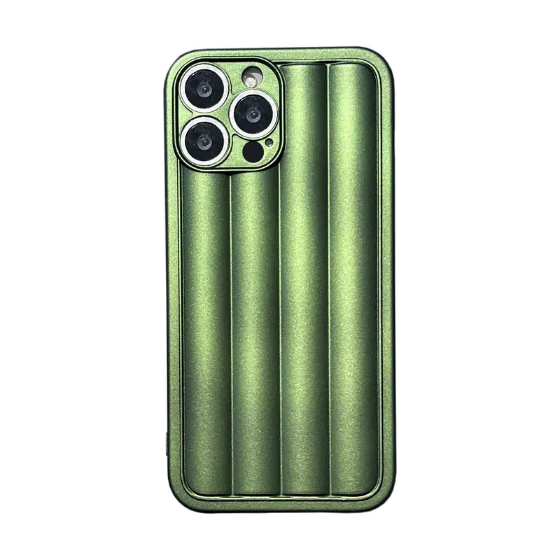 Luminous Green Phone Puffer Case