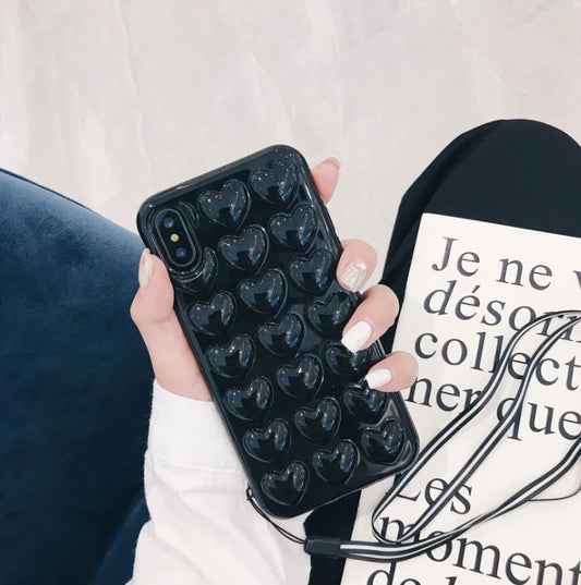 3D Love Heart iPhone Case