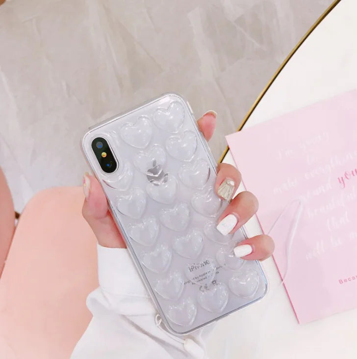 3D Love Heart iPhone Case