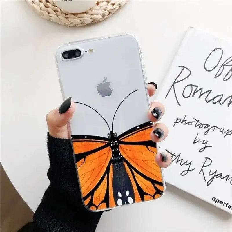 Chic Butterfly Transparent Phone Protector